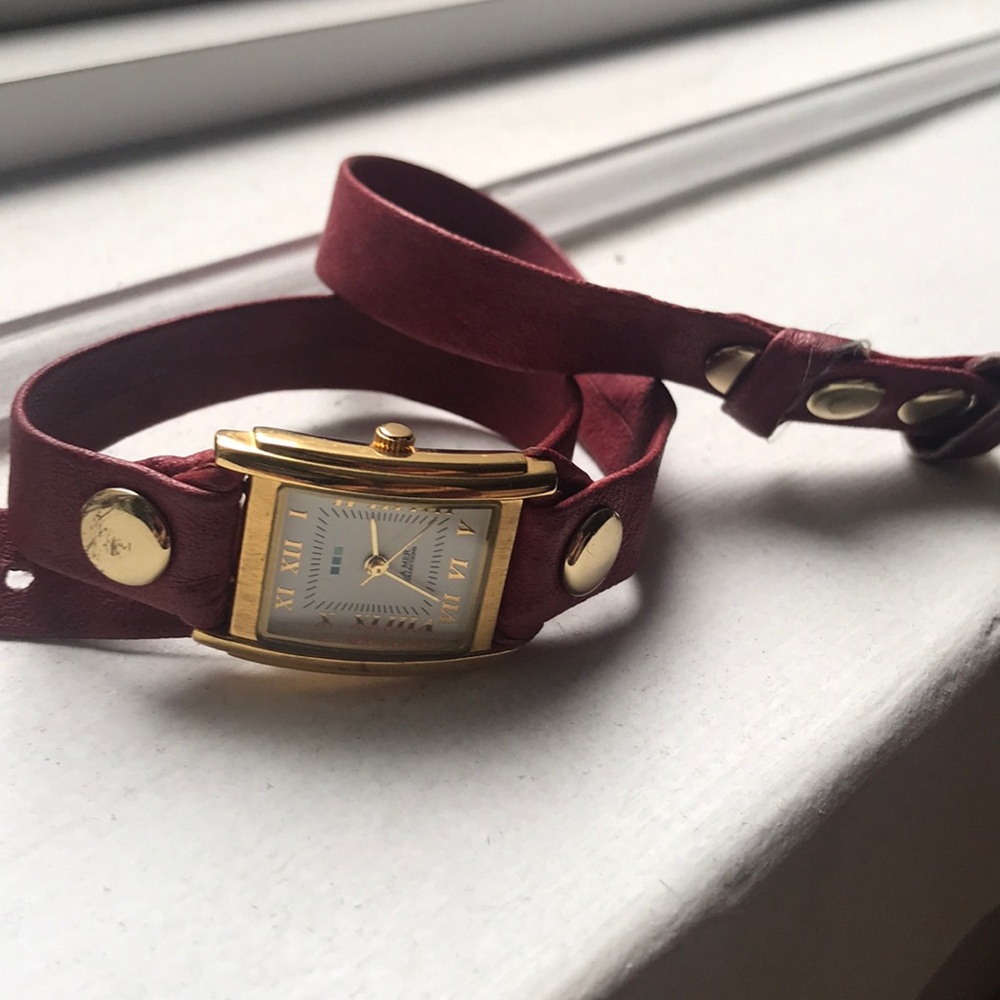 La Mer Pink & Gold Wrap Watch 💕💞